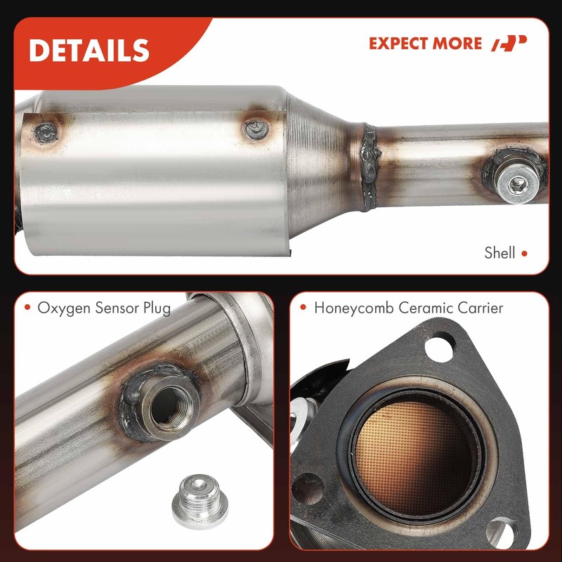 A-Premium Catalytic Converter Kit Direct-Fit Compatible with Honda CR-V CRV