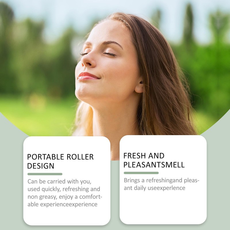 Asheyya 4 Pcs Vertigo Relief Roll On, Dizziness Ease Roller