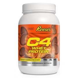 Cellucor Cellucor C4 Whey Protein Powder, Reese's Peanut Butter & Chocolate - 25g Protein, 0g Added Sugar, 140 Calories Per Serving, Supports Muscle Recovery, 28 Servings, Premium Whey for Post-Workout