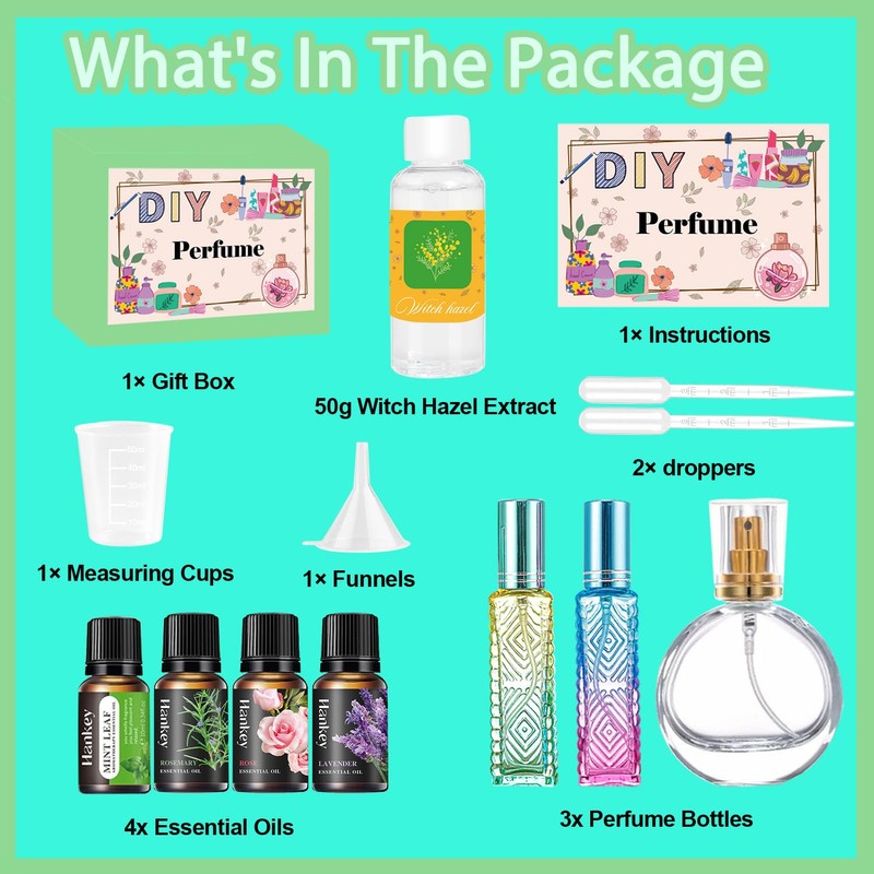 DINGTU Perfume Making Kit- DIY Perfume Making Kits for Women,