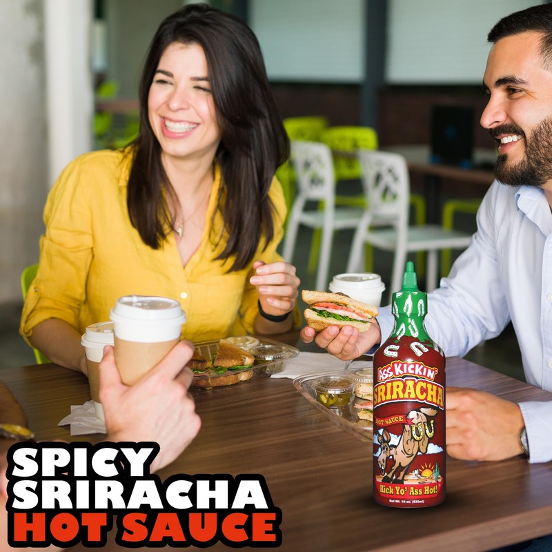 ASS KICKIN' Sriracha Hot Sauce – Sriracha Hot Chili Sauce