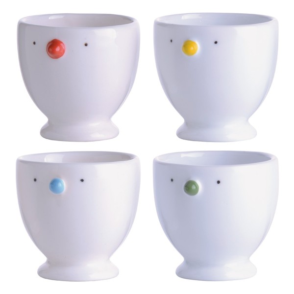BIA Chick Porcelain Egg Cups 4-Pack