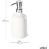 Umbra 023838-660 Dosificador Step, Color Blanco