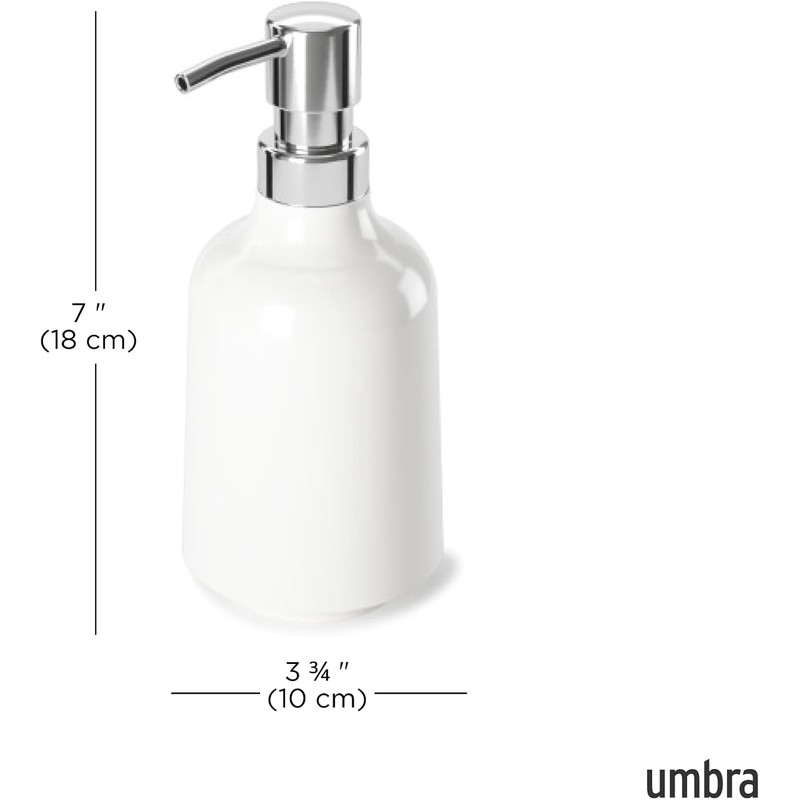 Umbra 023838-660 Dosificador Step, Color Blanco