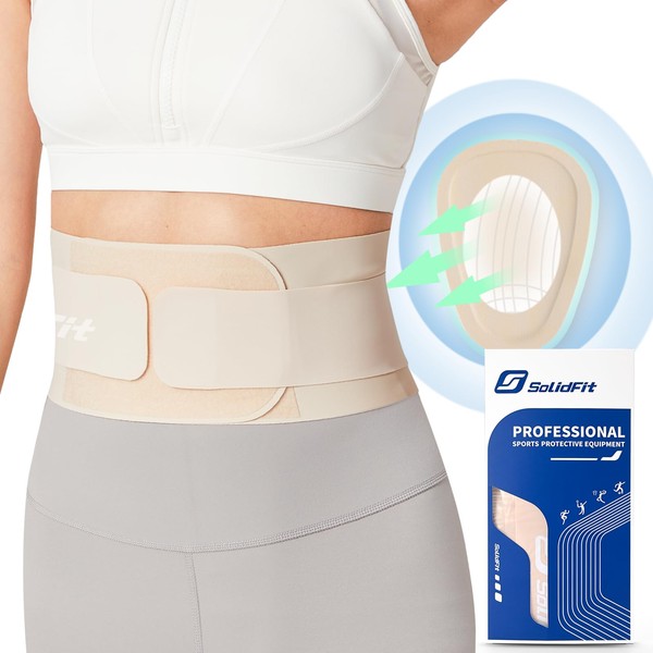 Ultra Thin Back Brace for Lower Back Pain Women, Lightweight