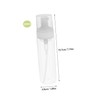 Healeved 2pcs Clear Refillable Foaming Pump Bottles for Hand Soap