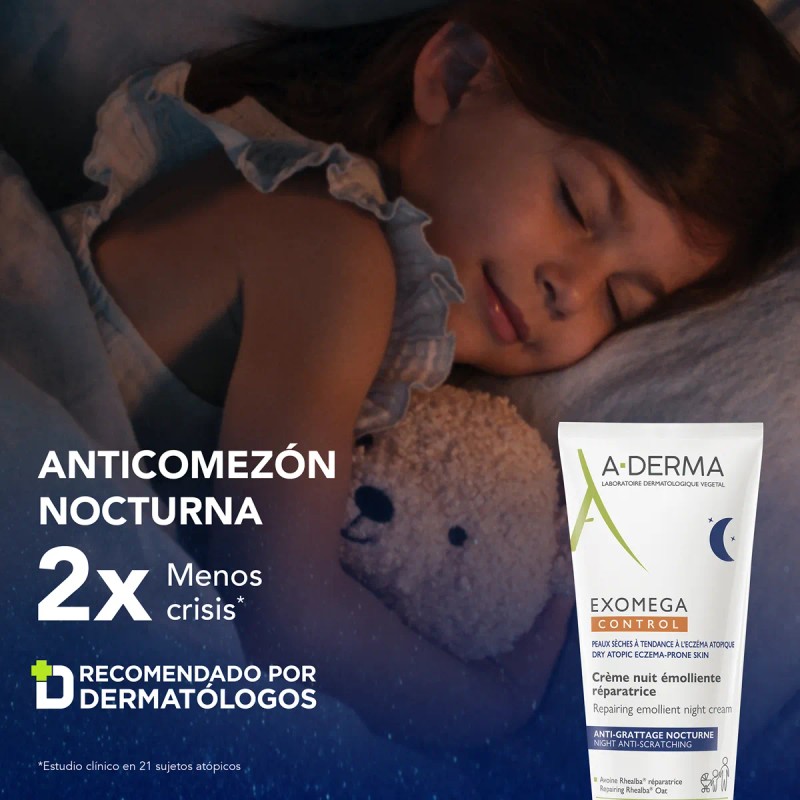 Derma Exomega Control Noche Emoliente Anti Comezón 200