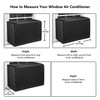 Aozzy Air Conditioner Covers for Window Units Ac Covers for