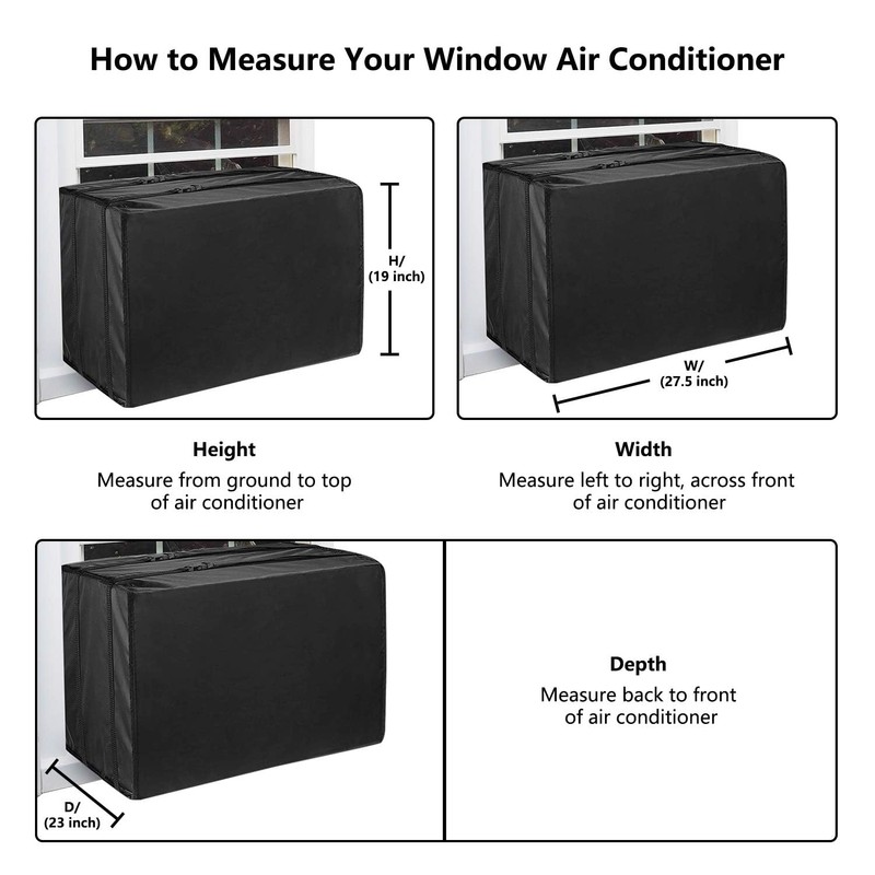 Aozzy Air Conditioner Covers for Window Units Ac Covers for
