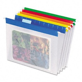 Pendaflex - Easyview Poly Hanging File Folders Letter Assorted Colors 25/Box "Product Category: File Folders Portable & Storage Box Files/Folders"