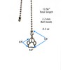 Paw Print Dog Bone Light Fan Pull Chain Ball Chain
