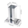 Aqbau® Pfostenträger für Torpfosten I Zaunpfosten aufschrauben Aufschraubhülse (Größe: 65