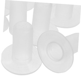 Levemolo 10Pcs Calf Feeding Nipples Durable Pacifiers for Cattle Milk Bottles Easy to Clean and Install for Young Livestock Feeding Portable Design for Outdoor Use