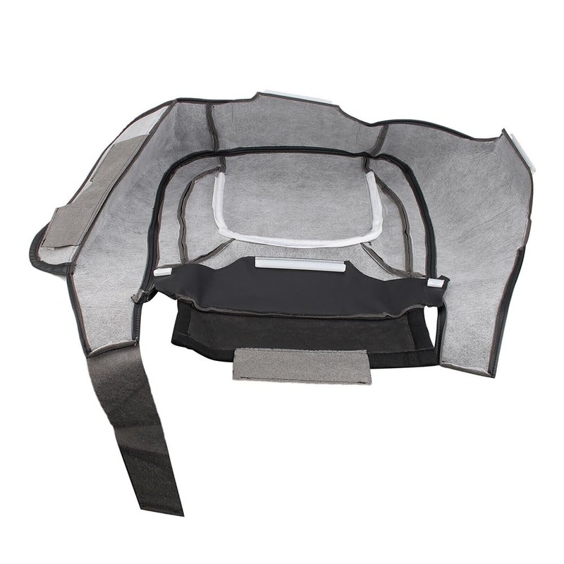 Zieichy Passenger Side Bottom Replacement Leather Seat Cover Black Compatible
