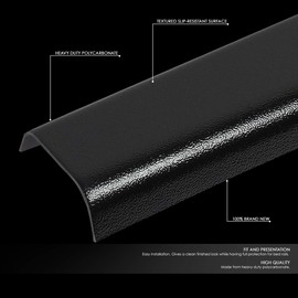 Auto Dynasty Truck Bed End Rear Tail Gate Cap Molding Trim Compatible with Dodge Dakota Styleside 05-07