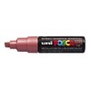 UNI POSCA PC-8K CHISEL TIP MARKER PEN- METALLIC RED (BOX