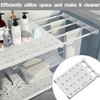 Wapasezyar Adjustable Shelves for Cupboard, Expandable Cabinet Shelf, Nail-Free Telescopic