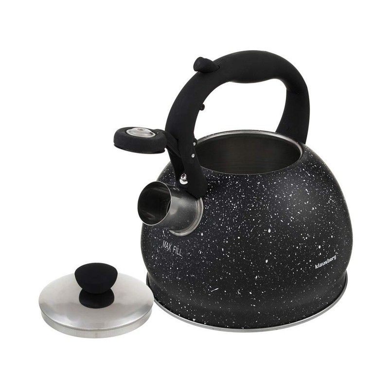 Klausberg KB-7320 Marble Stainless Steel Whistling Kettle 2 Litres