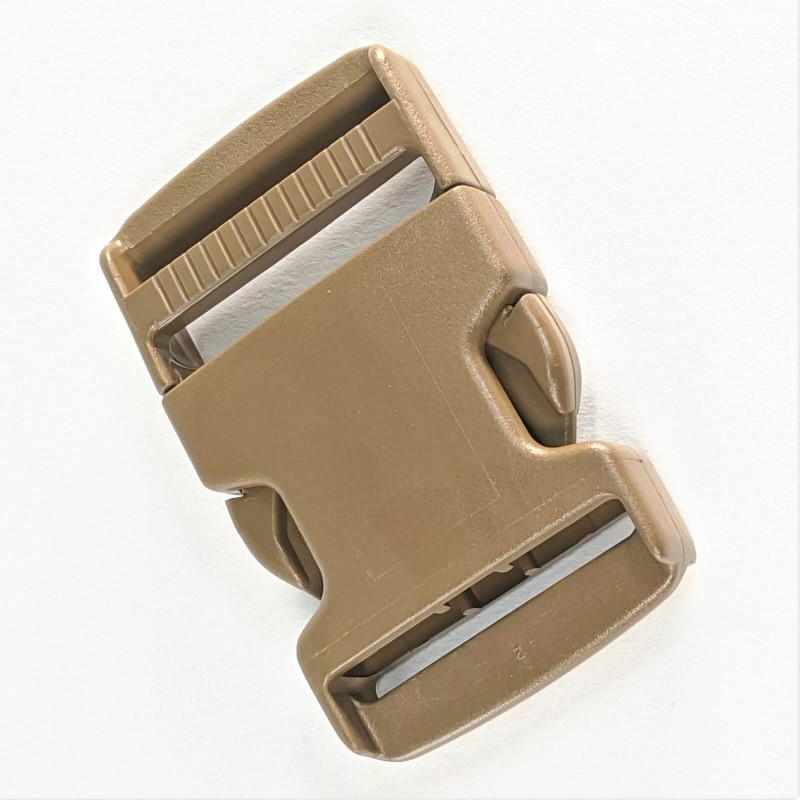 Duraflex 1.5” inch(38mm) Quick Side Release Buckle -Coyote Brown- Flat