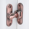 INIRET Barn Door Latches,90/180 Degree Gate Lock,Flip Gate Latches Hardware,Zinc