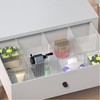 Onerbuy 8pcs Adjustable Grid Drawer Dividers DIY Plastic Closet Separator