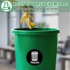 Bueake Pack of 16 Recycle Sticker for Trash Bins self