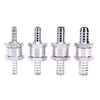 Non Return Valve Inline 6mm 8mm 10mm 12mm One Way Fuel Air Water Pipe Petrol Diesel (6MM)