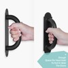 Purife 8'' Black Heavy Duty Barn Door Pull Handles 2