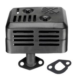 EX35 Muffler Exhaust Assembly with Muffler Gasket Compatible with Honda GX160 GX200 5.5 HP 6.5HP Engine Muffler Replaces 18310-ZE1-900