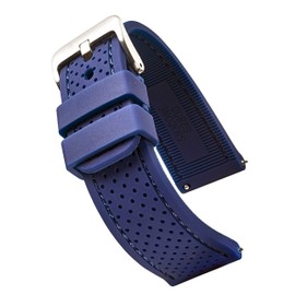 Alpine Sporty Silicone Watch Band | Waterproof Quick Release Rubber Watch Strap| Navy Lightweight & Adjustable Silicone Watch Band Man |22mm Rubber Watch Strap Compatible with Regular & Smart Watches