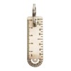 Airgoesin 1 Portable Titanium Ruler, Micro Ruler, Keychain Titanium Key