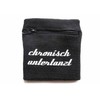 Miniblings Sweatband Pulse Warmer Zip Wallet Chronic Underdancing Black, black