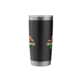 Funny Lazy Sloth Energy Saving Mode Activated Stainless Steel Insulated Tumbler