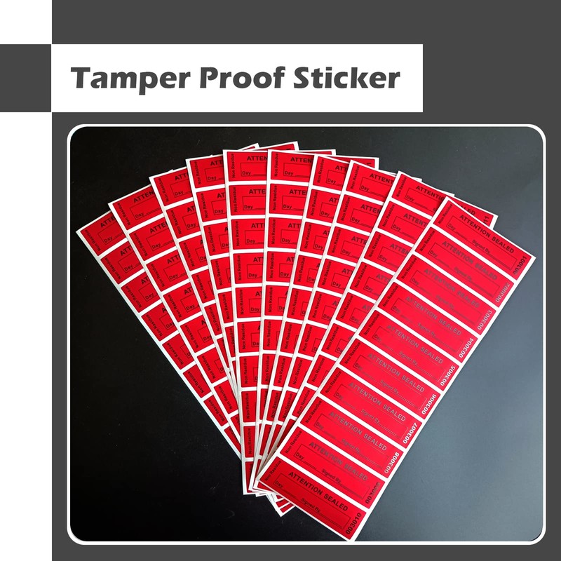 Non Transfer Tamper Evident Security Warranty Void Seals/Stickers High Security