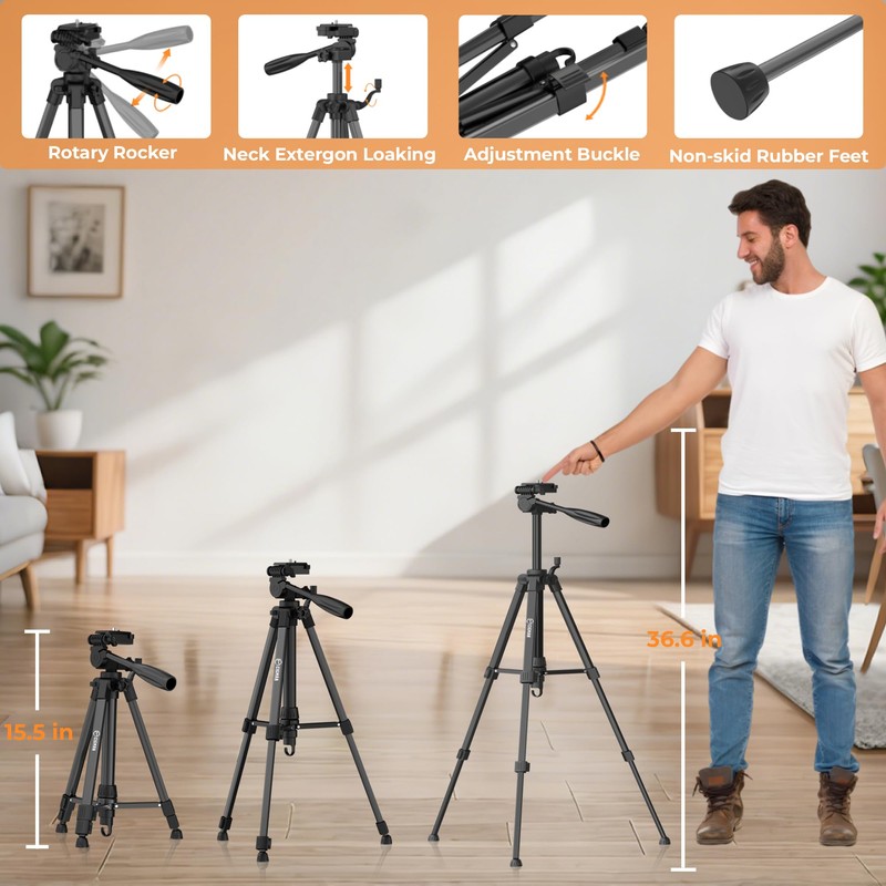 CIGMAN Laser Level with Tripod, (36.6 inch) 100Ft Self-Leveling Green