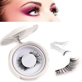 LSNTUU Crafty Co Magnetic Eyelashes, Magnetic Eyelashes with Applicator, Magnetic Eye Lashes, False Eye Lashes (Fuller-2PCS)