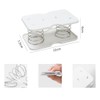 SATiNU Tissue Case, Bottom Lift, Spring, Spring, Easy Removal, Support