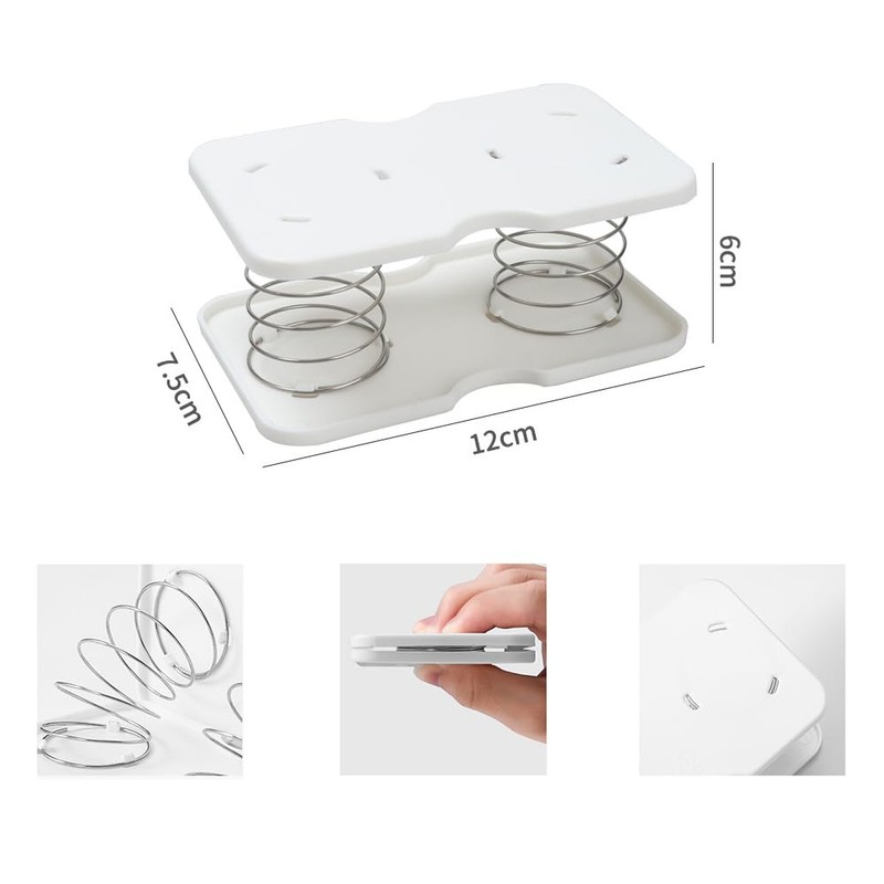 SATiNU Tissue Case, Bottom Lift, Spring, Spring, Easy Removal, Support