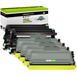 GREENCYCLE 4 TN360 Toner + 2 DR360 Drum Unit for Brother HL-2150N DCP-7030 DCP-7040 7045N