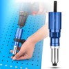 Rivet Gun Adapter for Electric Drill Cordless Riveting Tool with