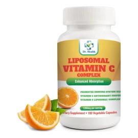 Dr. Health Vitamina C Liposomal 1200mg 180 Cápsulas