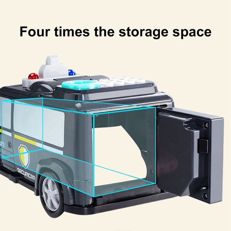 Armored Car Bank Electronic Money Bank Creative Digital Password Coin