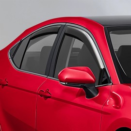 Voron Glass in-Channel Extra Durable Rain Guards for Toyota Camry 2025 Sedan, Window Deflectors, Vent Window Visors, 4 Pieces - 200705