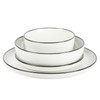 Gibson Home Oslo 16-Piece Porcelain Dinnerware Set - Color: White