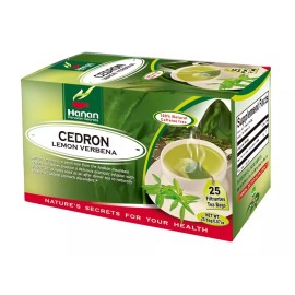 Hanan Lemon Verbena 25 Herbal Tea Bags Cedron from Peru