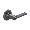 Yale Valdosta Round Lever Entry (Keyed), Suede Black