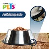 Fancy Pets Plato de Acero Inoxidable para Perro de Orejas