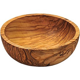 Kesper Bowl 15cm of Olive Wood, Brown, 15 cm