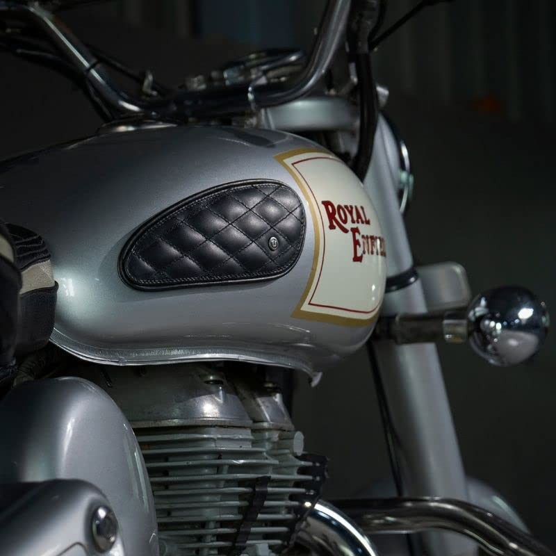 Trip Machine TANK PADS MINI LEATHER DIAMOND Bike Tank Pad
