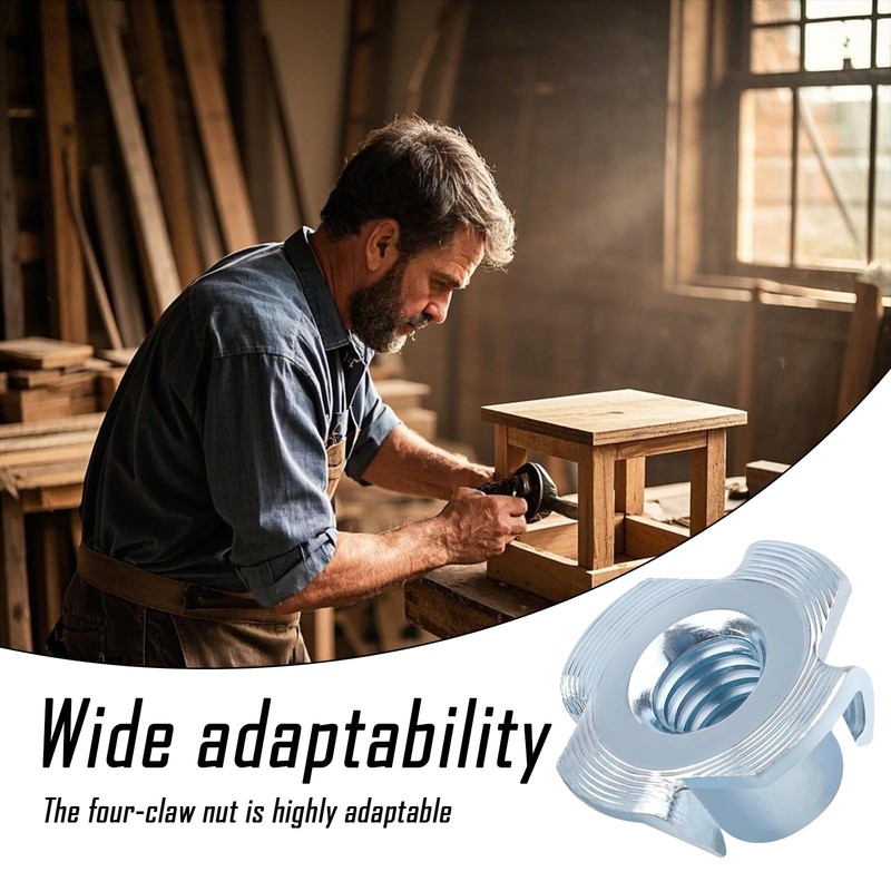 20 Stück Einschlagmuttern M8,Einschraubmutter,Einziehmuttern,Gewindeeinsatz,Gewindehülse,Einschlaghülse,Spezial Einschlagmutter,Zackenmutter,Schlagmuttern Kohlenstoffstahl Mit Einschlagspitzen